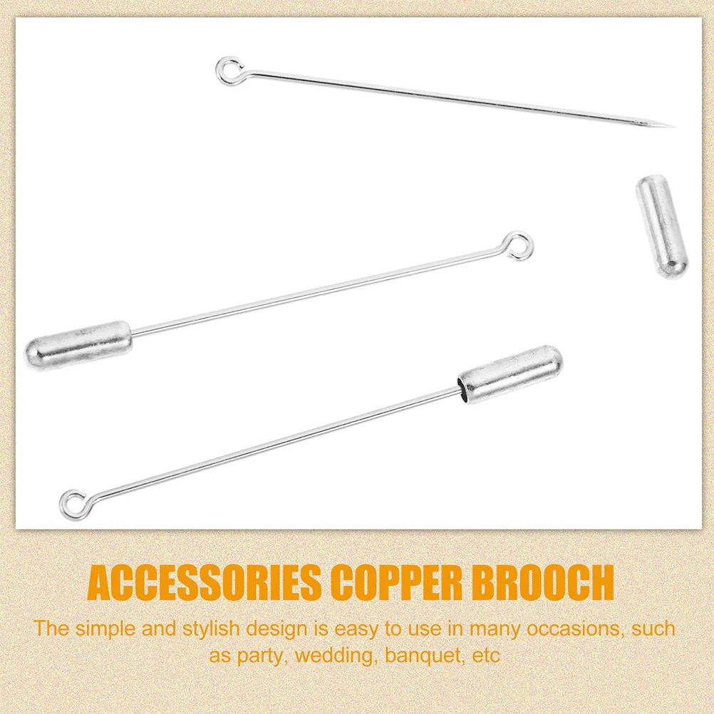 20 قطعة دبابيس بروش النحاس الأنيقة اليدوية عصا معدنية دبابيس ل دعوى طوق تنورة الخصر زر الأسرة جمع مجوهرات أنيقة
