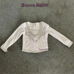 Long Sleeves Male Ballet Jackets For Performance/Prince Costumes Ballet Dance Clothes Boy Top Drop Shipping