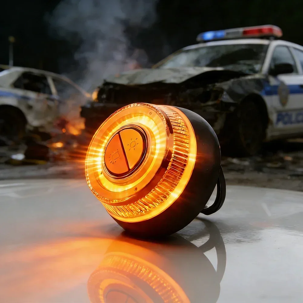 LED Warning Light Car Emergency Beacon Light Safety Flashing Lamp for Motorcycles Vehicle Truck Trailer Strobe Signal Light