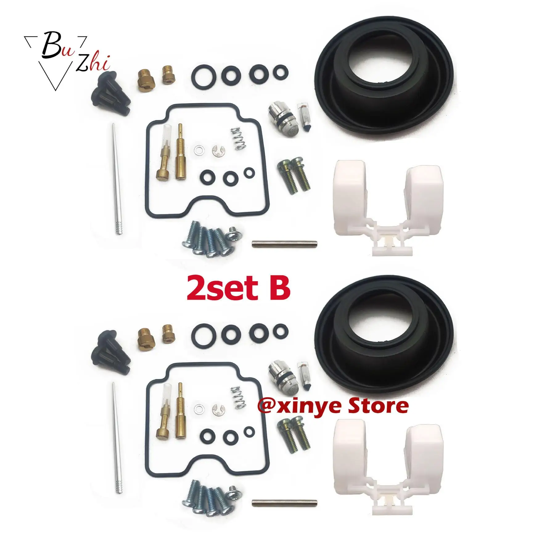 Carburetor repair kit Configure vacuum diaphragm and float for Yamaha  XVS11 XVS1100 V-Star VS11A XVS11AT XVS1100A XVS1100AT