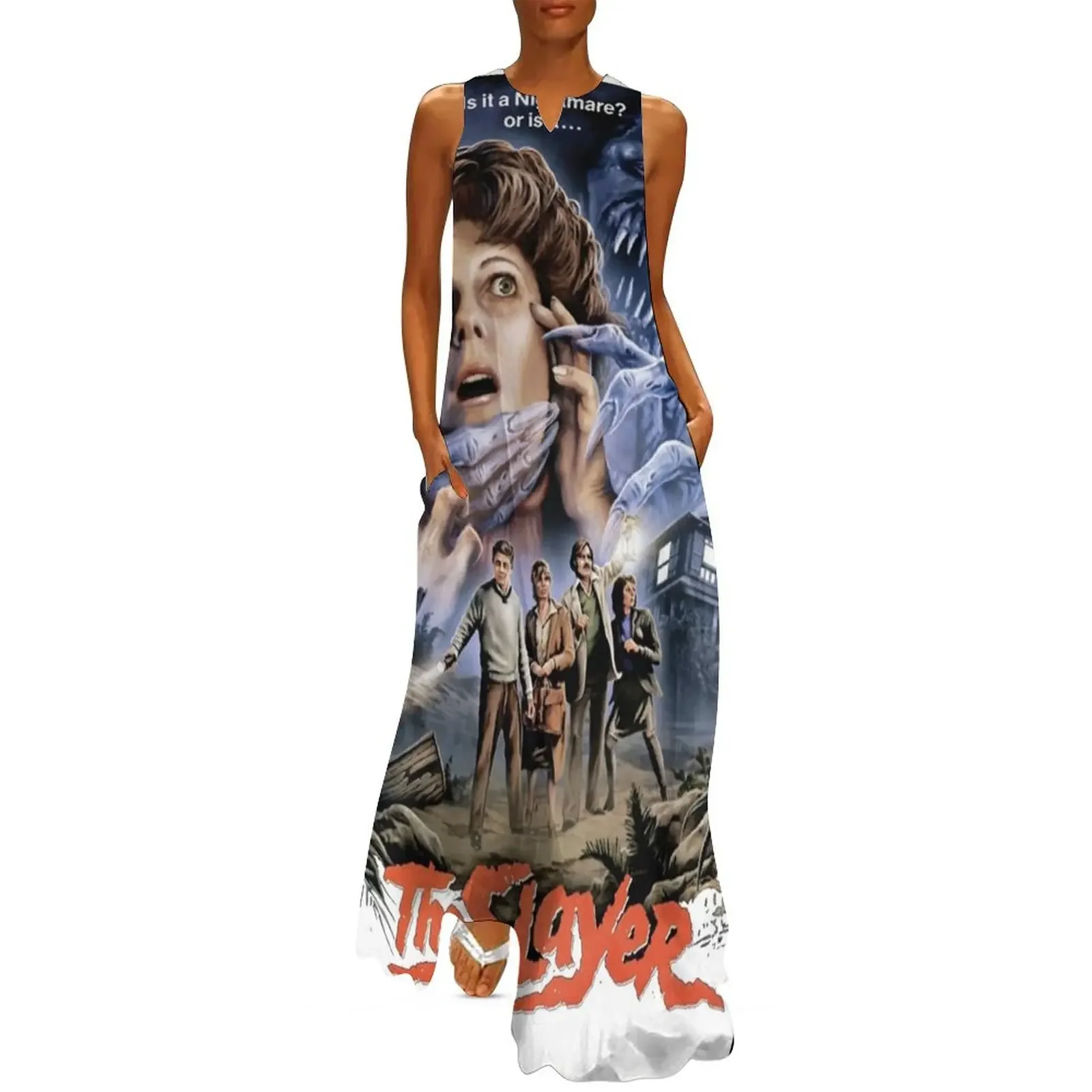 

The Slayer Horror Movie Vintage 90s Long Dress birthday dress for women Prom gown Dresses long dresses for women Dress