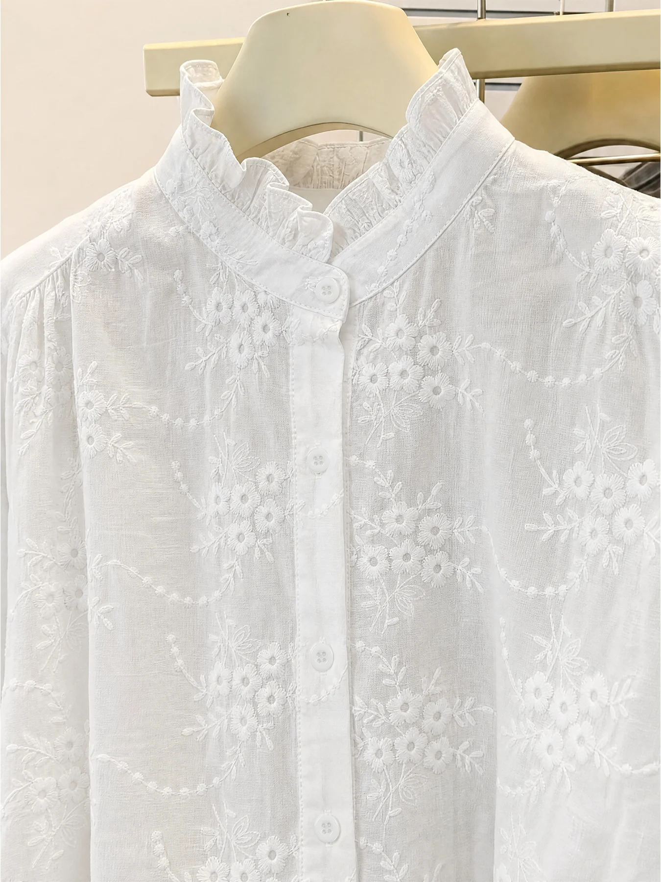 Camisa Feminina 100% Algodão c - Embroidery On Shirt avaliação e preço