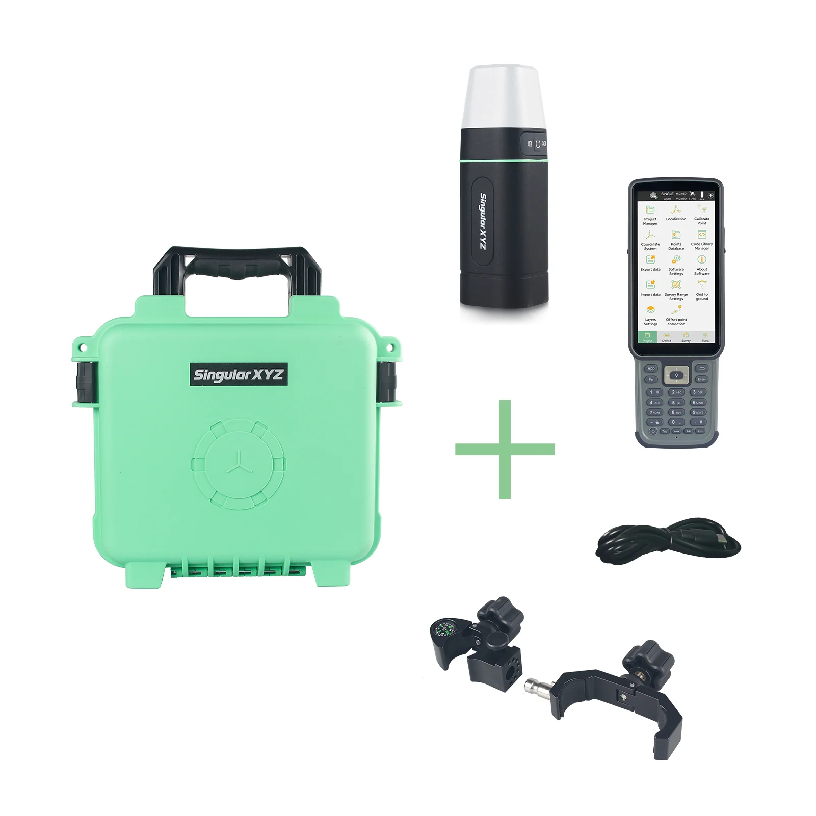 Rover Plus IMU 60 Title GPS Surveying Instrument 1408 Channel Land Surveying Equipment