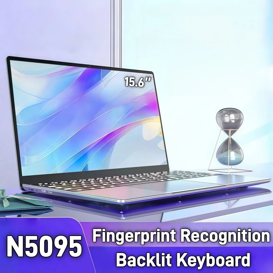 15.6 "laptops de jogos portátil computador notebook intel n5095 16gb 32gb ddr4 512g 1tb ssd ips windows11 teclado retroiluminado ofertas