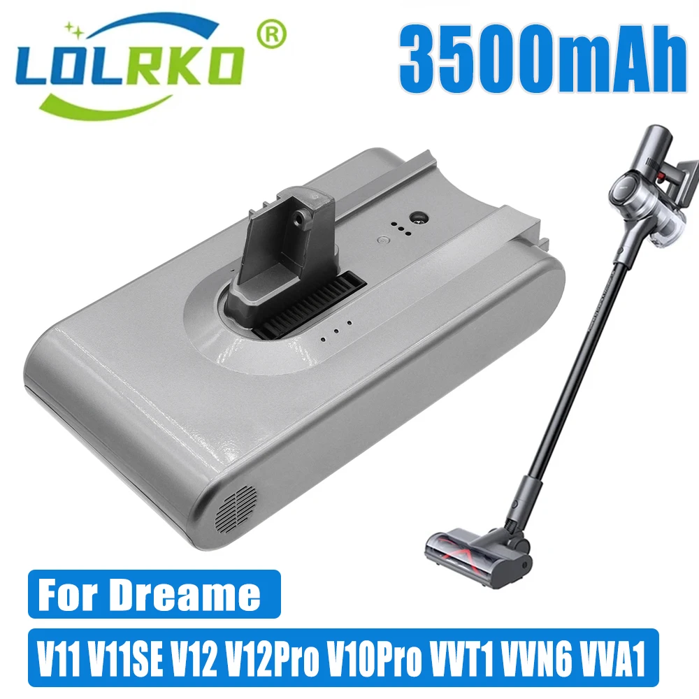 

Replacement Handheld Cordless Vacuum Cleaner Battery For Xiaomi Dreame V11 V11SE V12 V12Pro V10Pro VVT1 Vacuum Cleaner Battery