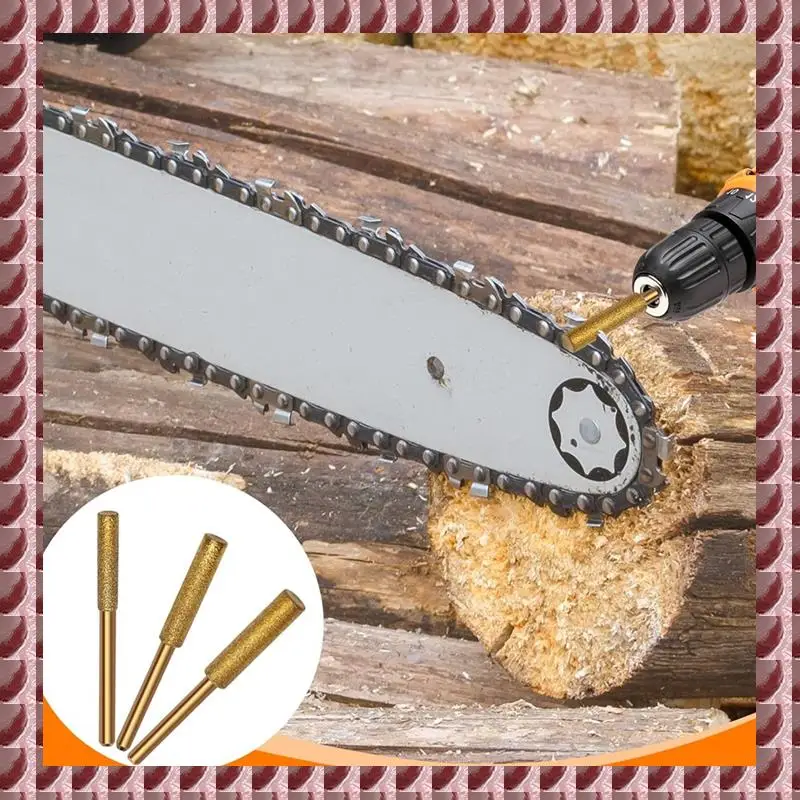 

A95G 21PCS Diamond Chainsaw Sharpener Chainsaw Diamond Sharpener In 3 Size Diamond Chainsaw Sharpener Burr