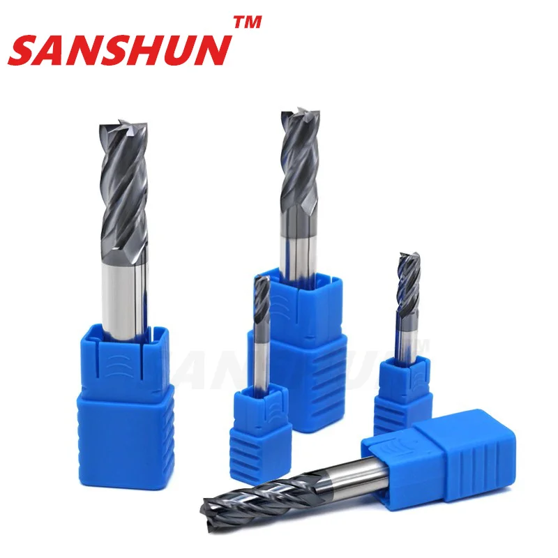 Milling HRC50 4 blade Cutter Alloy Coating Tungsten Steel Tool cnc maching EndMill  top milling cutter kit milling machine tools