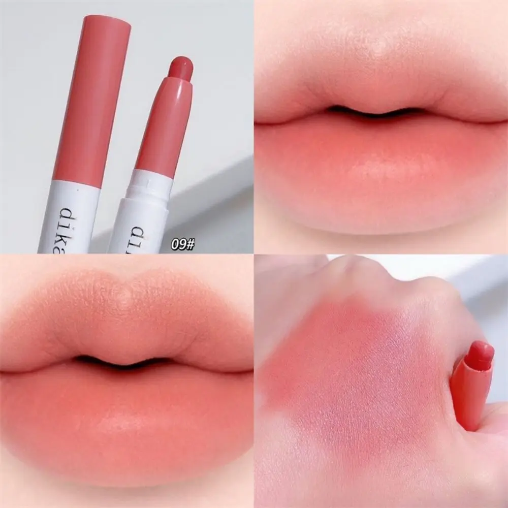 Wasserdichter matter Lip liner mit Anspitzer lang anhaltender natürlicher Lip gloss 10 Farben charmantes Lippen-Make-up