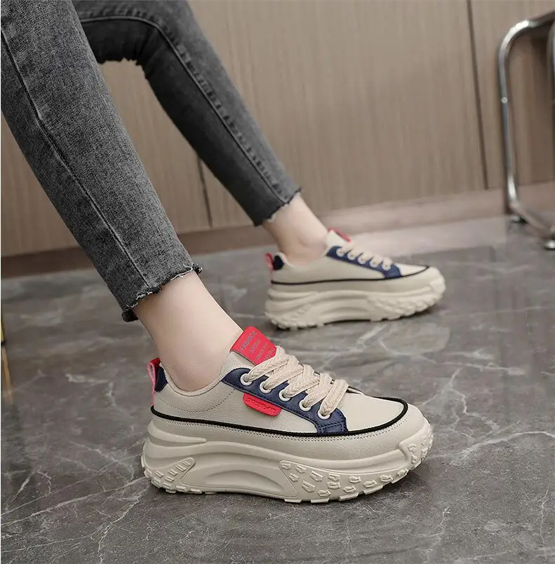 

Platform Sports Shoes Woman Fashion Running Sneaker New Thick Soled Trainers Women Tennis Athletic Shoe Zapatillas De Mujer