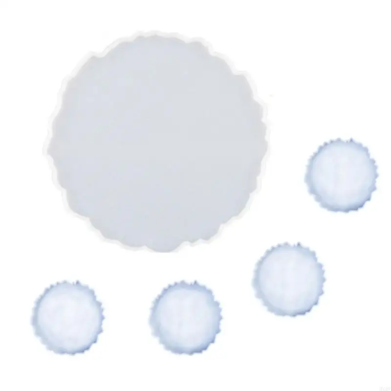 

MXMF Round Epoxy Resin Mold for Making Mould Irregular Cup Mat