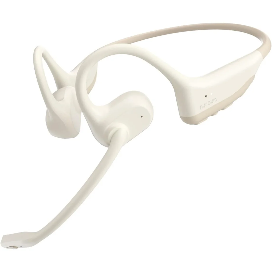 Nuroum Open-Ear Kabellose Kopfhörer Bluetooth 5.3 Headset mit Geräuschunterdrückungsmikrofon für Arbeit, Büro, Callcenter, Komfortable Ohrbügel-Kopfhörer Freisprecheinrichtung für PC, Laptop,