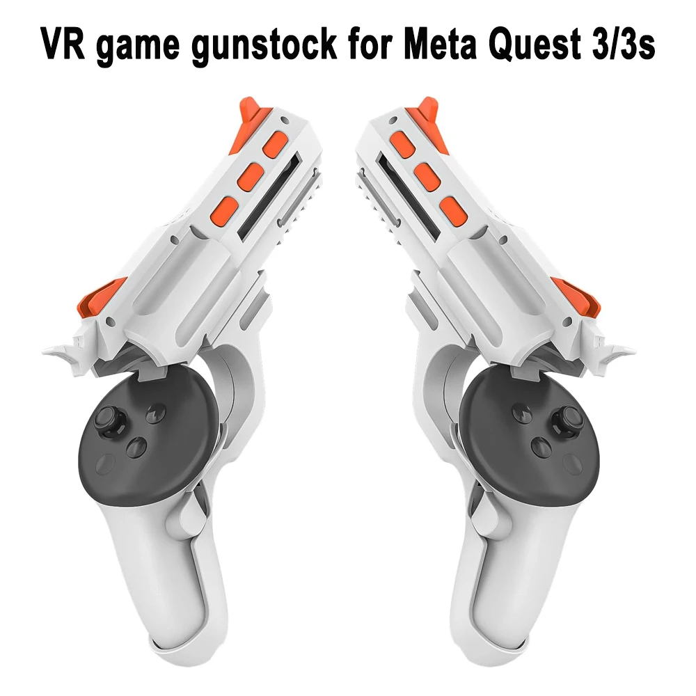 New Arrival Enhance VR Gaming Experience VR Game Controller Accessories Gun Stock For Meta Quest 3S/3 VR Christmas Gift