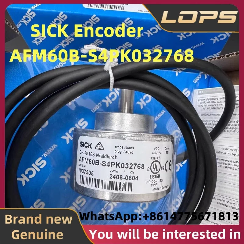 

AFM60B-S4PK032768 1037505 Энкодер SICK, абсолютно новый, оригинальный, в наличии, добро пожаловать за консультацией