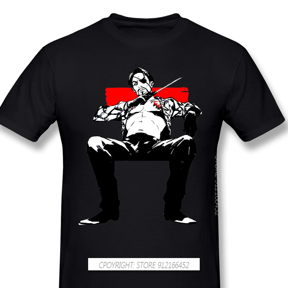 Yakuza Kiwami Kazuma Kiryu Yumi Game Men 100% Cotton TShirt Graphic Plus Size Tops Goro Majima Oversize Shirt