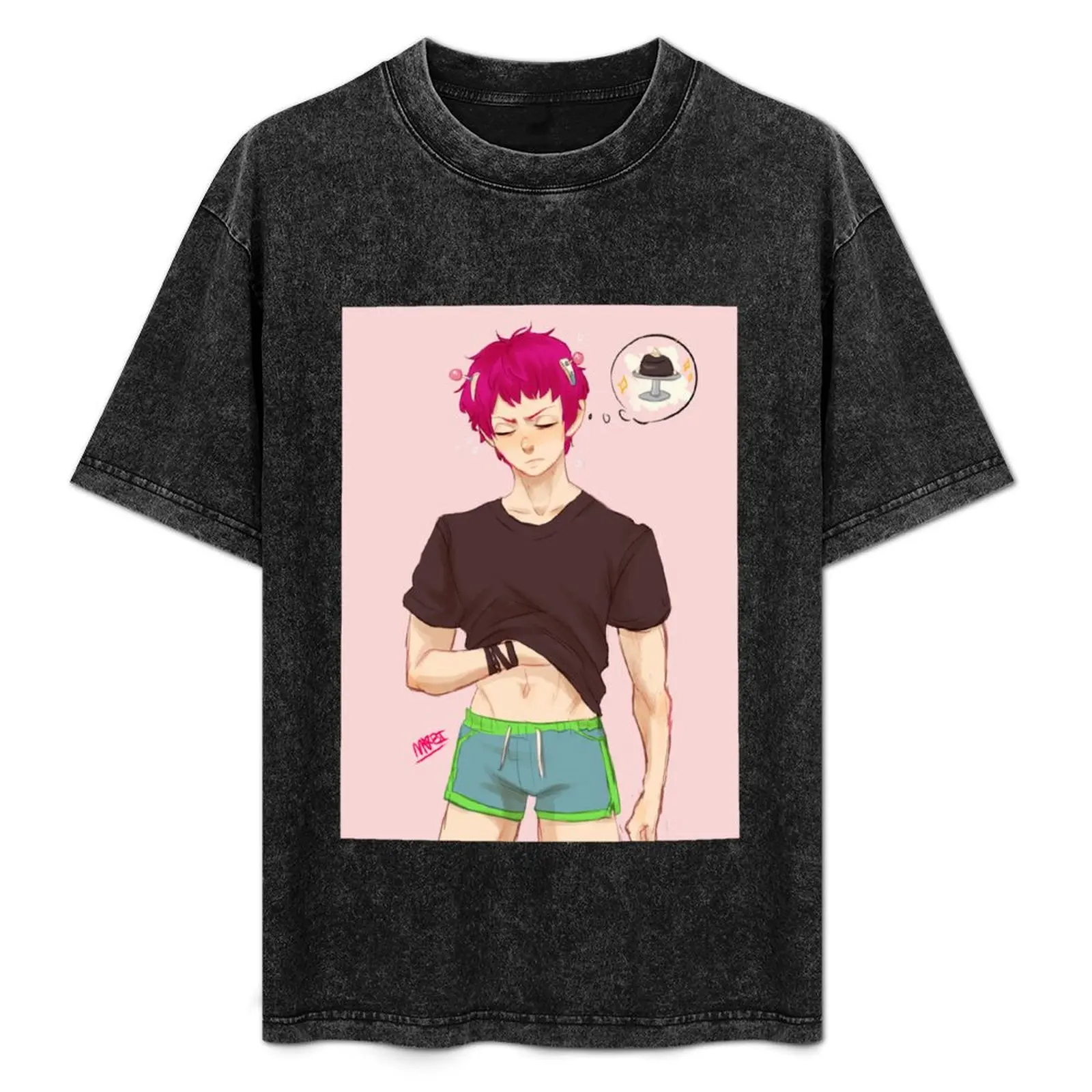 

Sleepy Saiki T-Shirt customs design your own valentines boutique clothes mens t shirts casual stylish