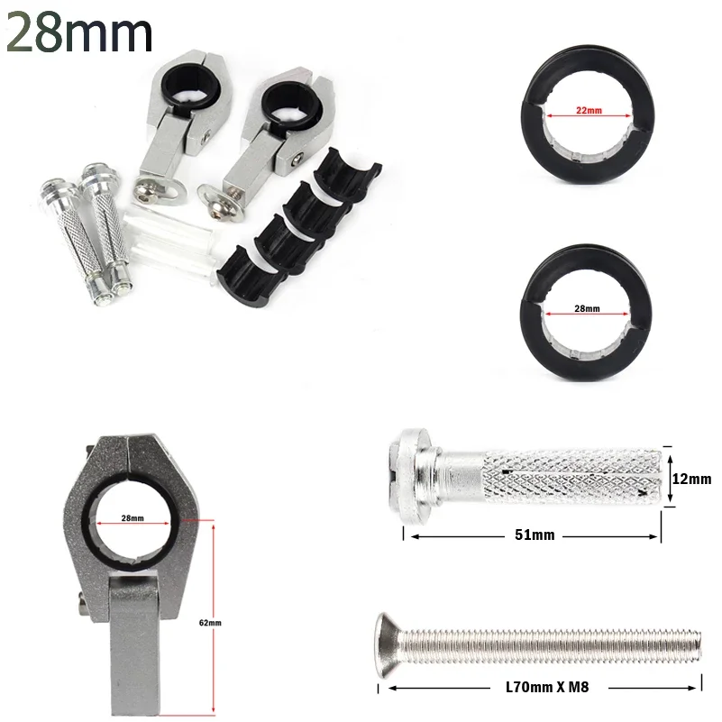 22MM 28MM Motocross Handguard Hand Guard Protector For KTM YAMAHA  EXC SXF KLX KXF Dirt Bike MX Motorcycle image 6