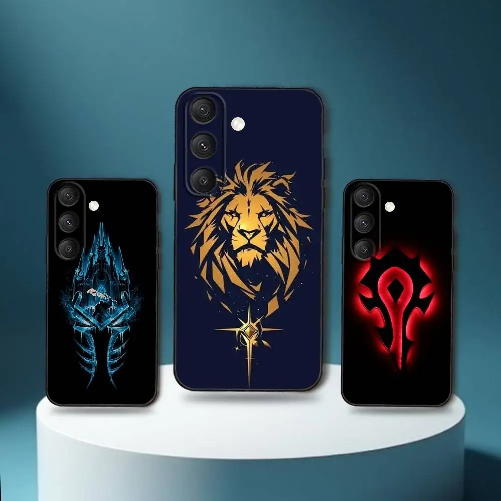 

World Of W-Warcraft Game Phone Case For Samsung S25,S24,S23,S22,S21,S20,S10,Ultra,Plus,Lite,FE,Soft Silicone Black Cover