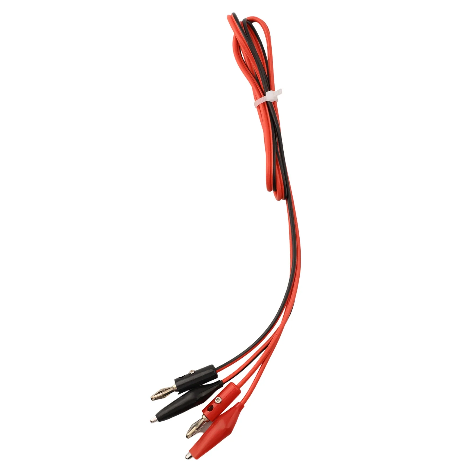 For Lab Use For Electrical Testing Red, Black Test Leads Silicone Clamp 20A Current Capacity 14 AWG Wire Gauge