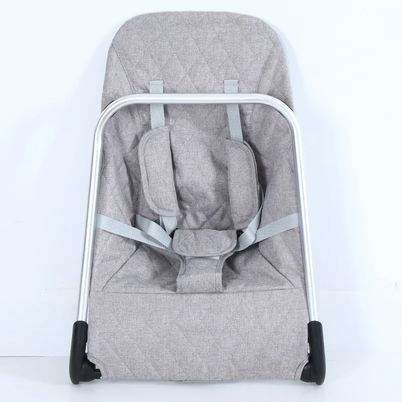 Folding Baby Soother Chair Folding Baby Swing Chair Home Portable Toys for Newborns Put To Sleep Recliner Baby Rocking Chair