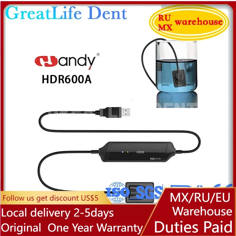 

Mexico RU EU In Stock Greatlife Dent Imaging System Digital HDR-500B X-ray Dental RVG Sensor Twain Driver 10 Mutil Languages