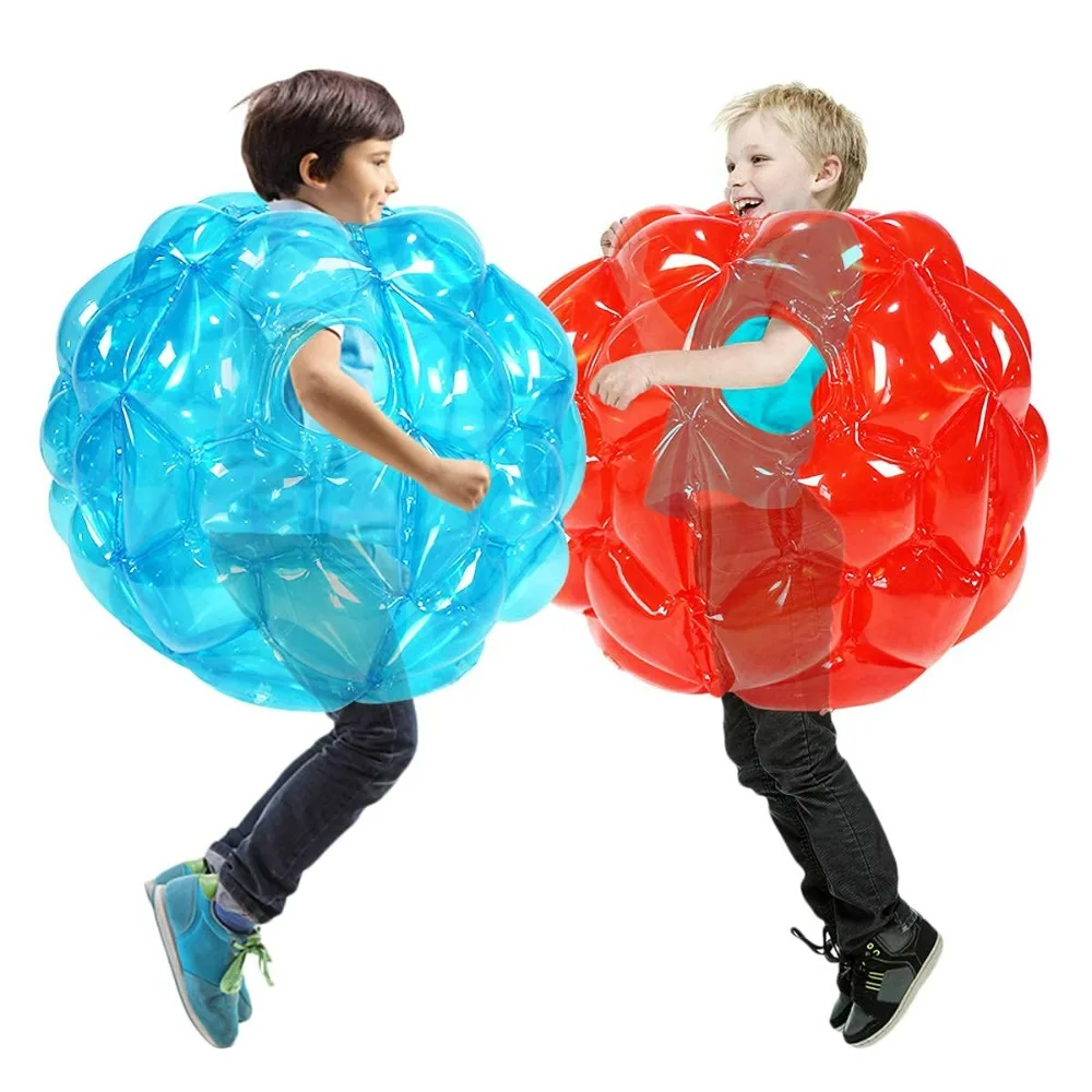60CM Wearable Human Hamster Ball Inflatable Sumo Ball Inflatable Body Bubble Ball for Adults Kids Outdoor Team Sports Bumper Fun