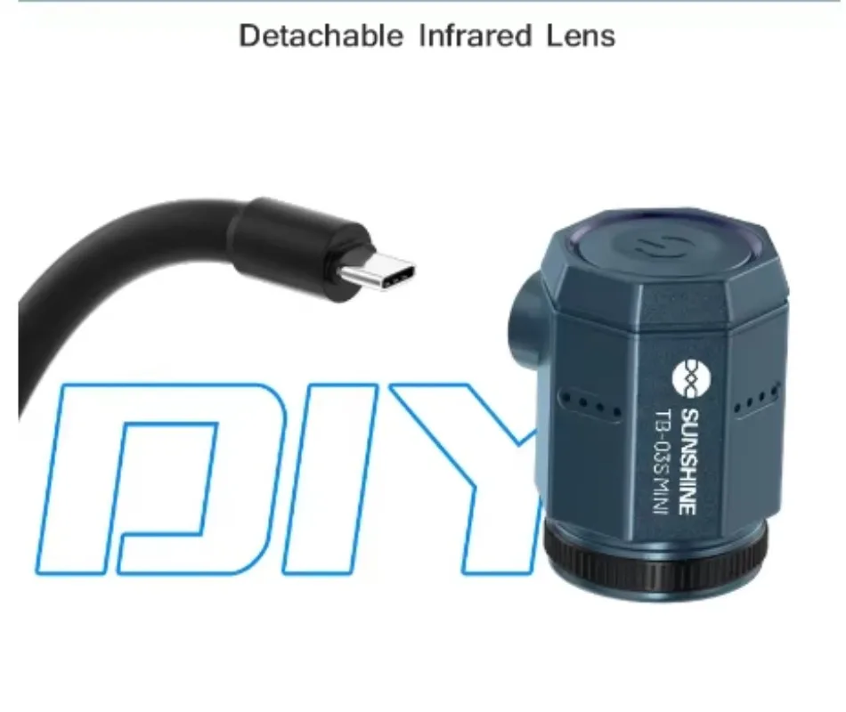 TB-03S Mini outil d'imagerie thermique infrarouge pour téléphones mobiles HD 256*192 réparation de circuits imprimés Instrument de Diagnostic rapide