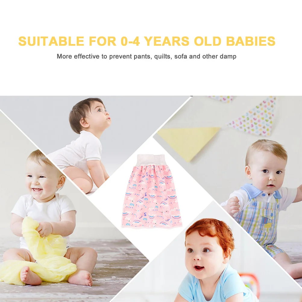 

Leak-proof Diaper Covers Nappy Pants Waterproof Cloth Training Pants Baby Underwear Comfortable Elastic Non-tight Belly Easy