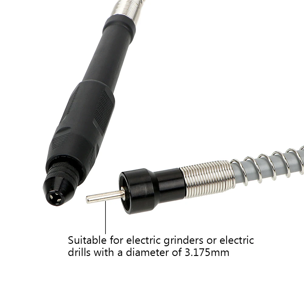 Albero flessibile per smerigliatrice Albero flessibile morbido Professione con manico per mandrino da trapano da 0,3-3,2 mm per accessori per utensili elettrici Dremel 3000