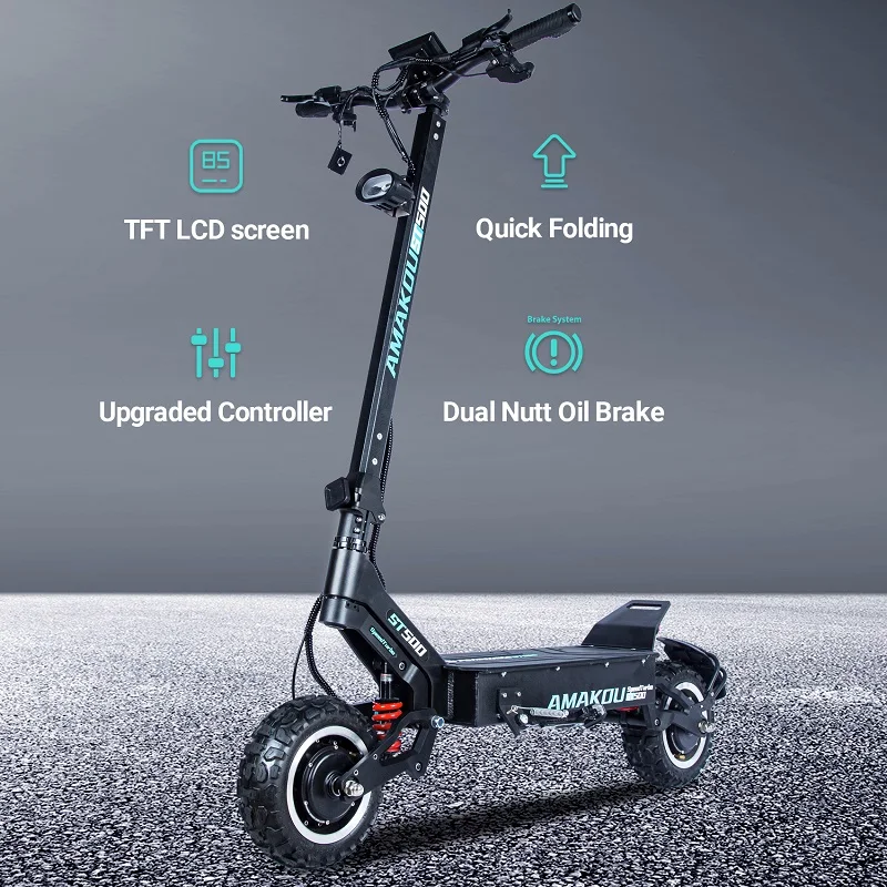Uma peça dropshipping scooter elétrico de 11 polegadas 9000W72V38AH bateria de lítio scooter elétrico em estoque nos Estados Unidos