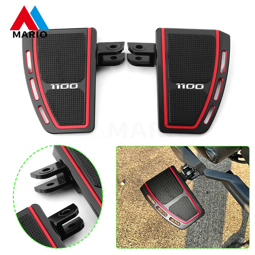 

Motorcycle Wide Footpeg Front Rider Footboards Enlarger Foot Pegs Rest Pedals For Rebel CMX 1100 CMX1100 2021 2022 2023