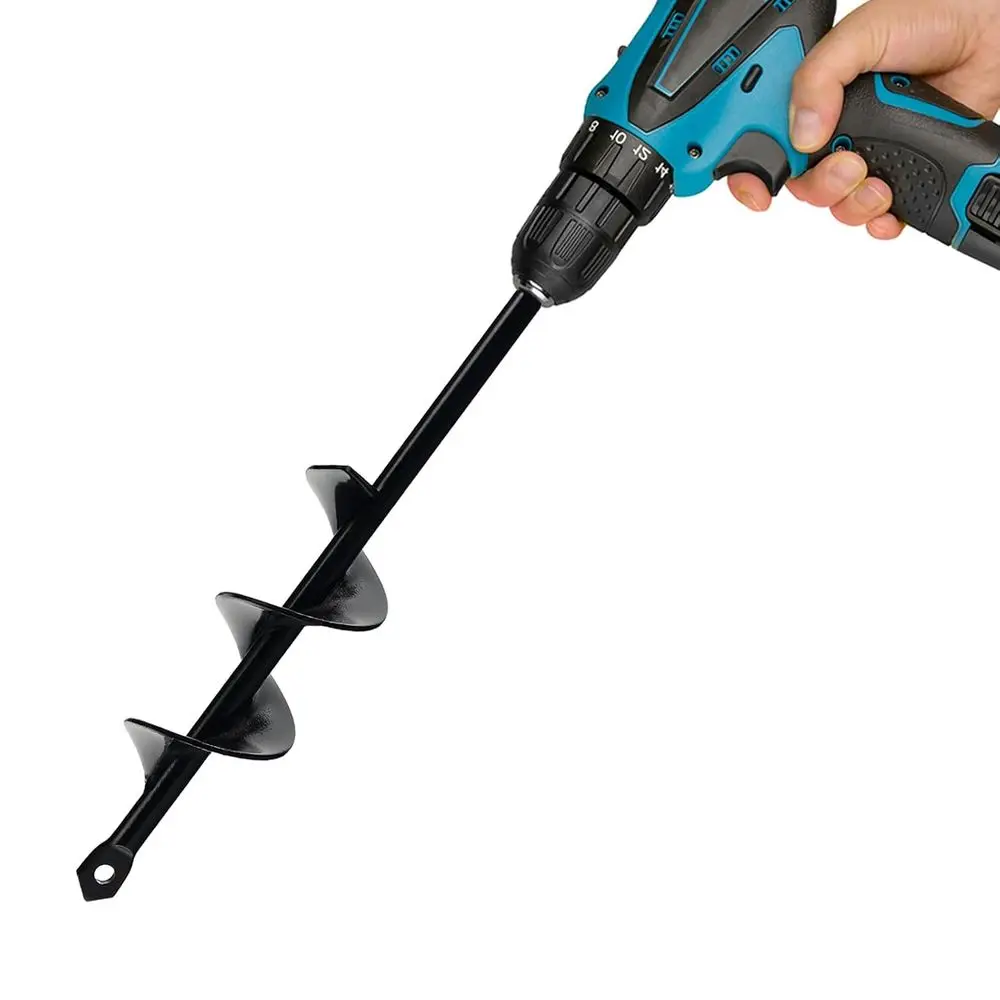 

Auger Drill Bit Planting 1.6 x 9 Inch Garden Spiral Hole Drill Bulb Auger Easy Planter RaPlanter Bulb & Bedding Plant Auger 3/8