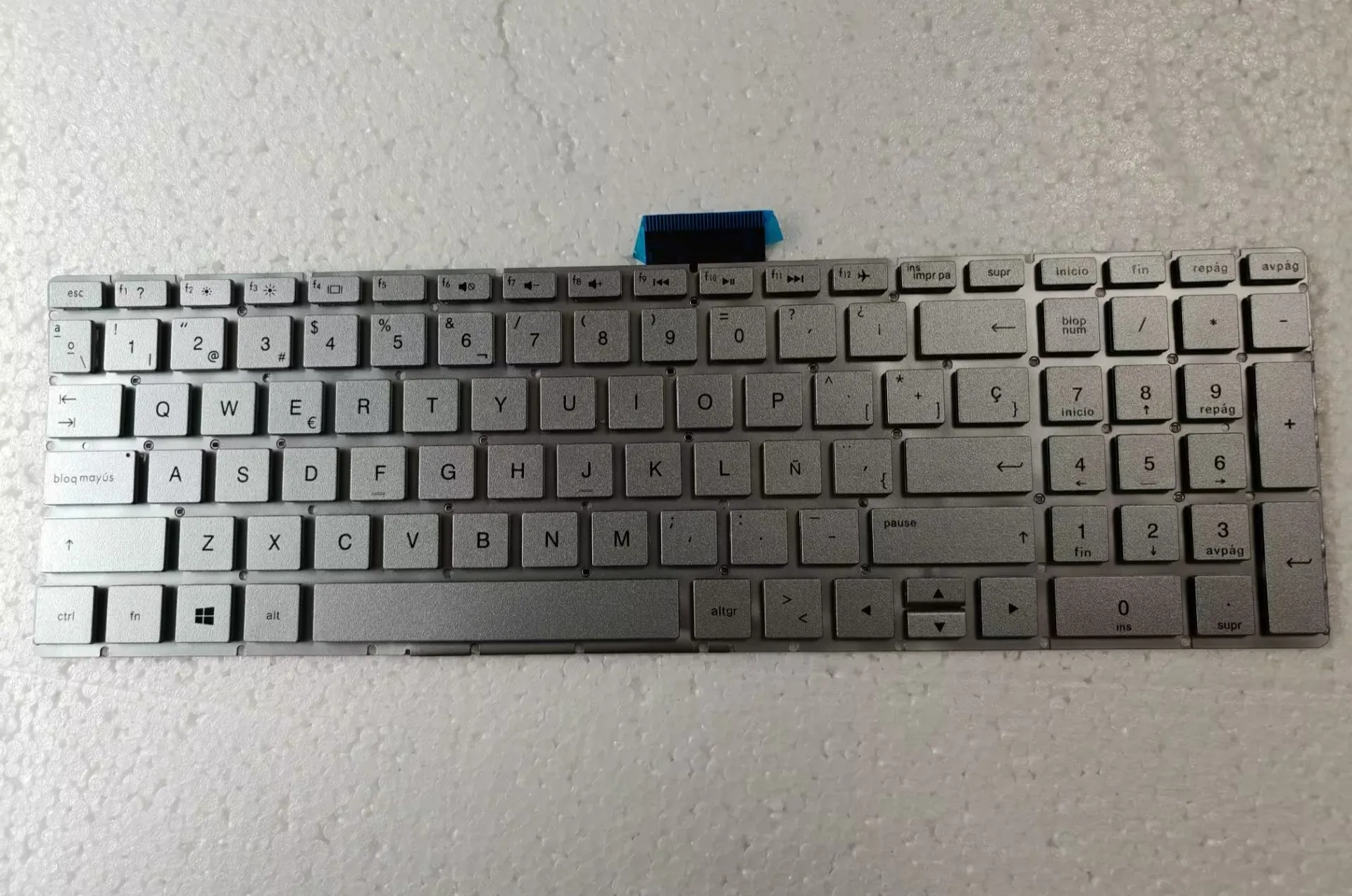 

Spanish keyboard for HP 250 G6 255 G6 15-BS 15T-BS 15-BW 15-BP 15-CC 15-CK silver