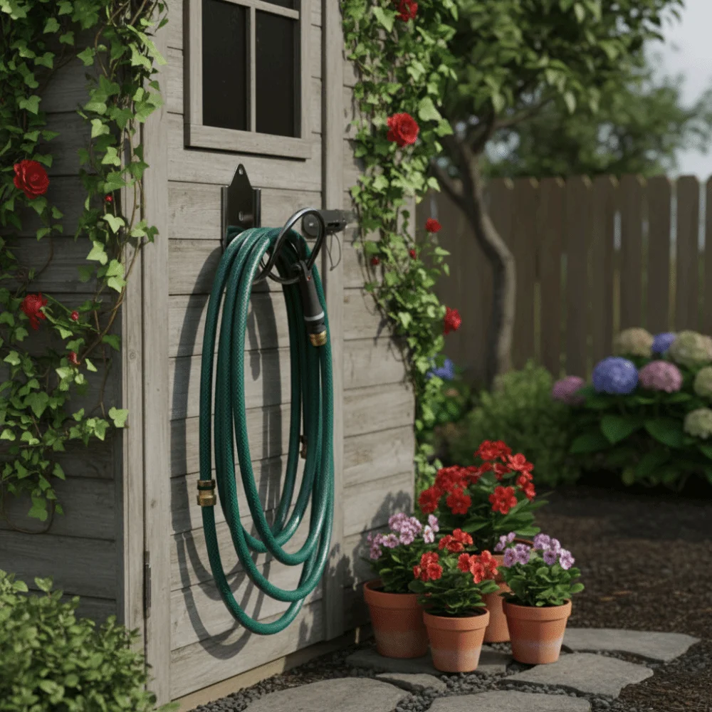 

Wall Mount Design Garden Hose Holder Heavy Duty Construction Mounting System Wall Mount Heavy Duty Holder Garden Use