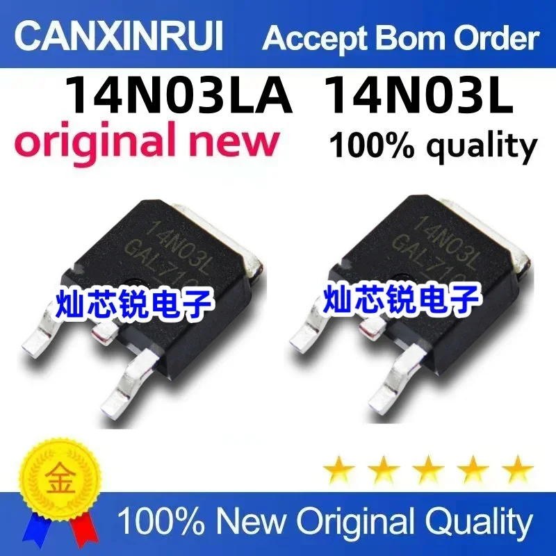 

(5-100 pieces) Brand new original IPD14N03L 14N03L TO-252 14N03LA to263