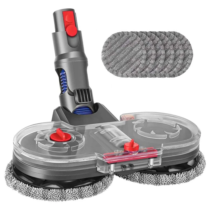 Attacco per mocio elettrico per Dyson V12 rileva attacco per mocio per aspirapolvere sottile con 6 cuscinetti per mocio e serbatoio dell\'acqua