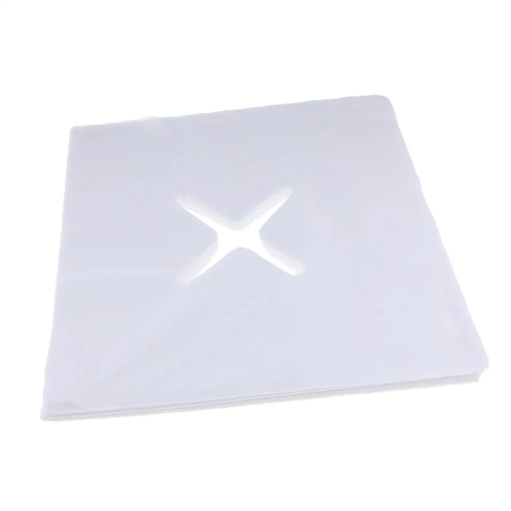 200 Pack Disposable Face Cradle Cover Non Woven Soft Headrest Cushion Sheets for Beauty Massage Table Hotel Travel