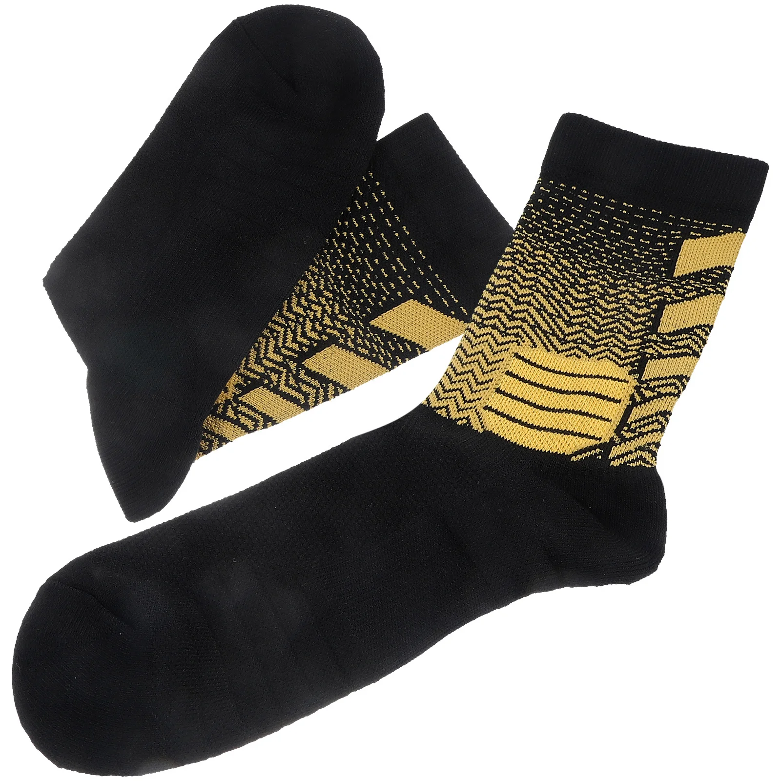 

Sports Socks Enhanced Cushioning Length Running Basketball Training Sweat Wicking Breathable Long Socks Mid Calf Mens
