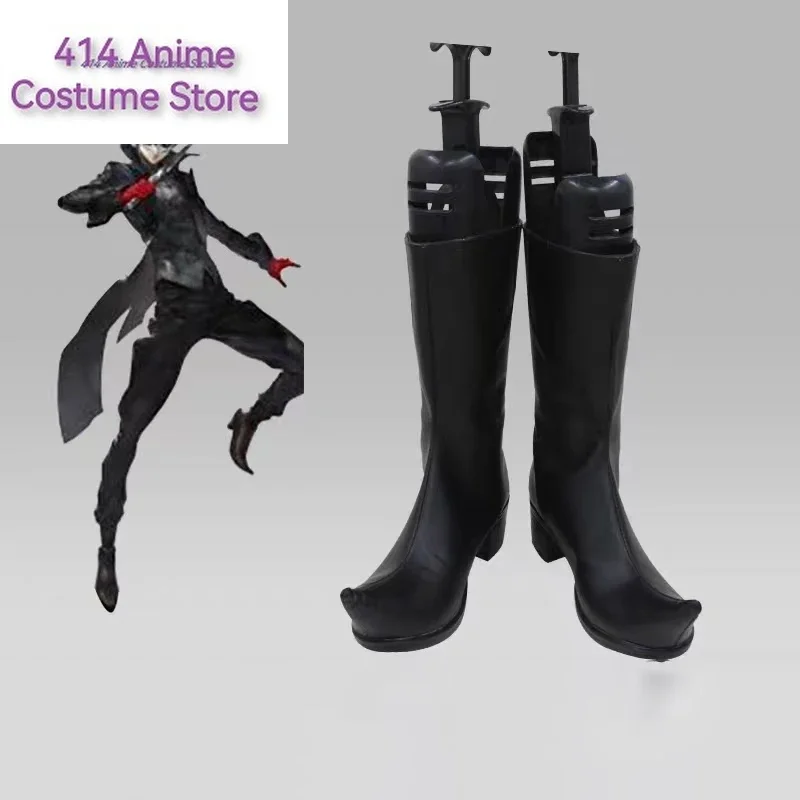 

Anime Game Cosplay Boots Persona 5 Kurusu Shou Shoes Joker Boot Halloween Aksesori Dibuat Sesuai Pesanan