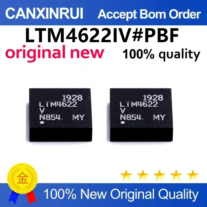 （5pcs-100pcs）New Original Stock LTM4622IV#PBF LGA-25 Power DC Converter Regulator