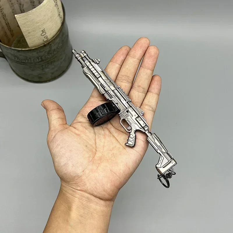 16cm Apex Legends Game Replica EVA-8 Auto Fully-Automatic Shotgun Metal Weapon Model Keychain Collectible Ornaments Toy Boy Gift