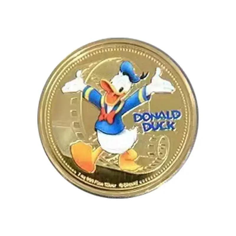 In stock New cartoon character Mickey Mouse medallion Donald Duck Goofy Des Minnie Mouse Wish Reward Action Figures gifts