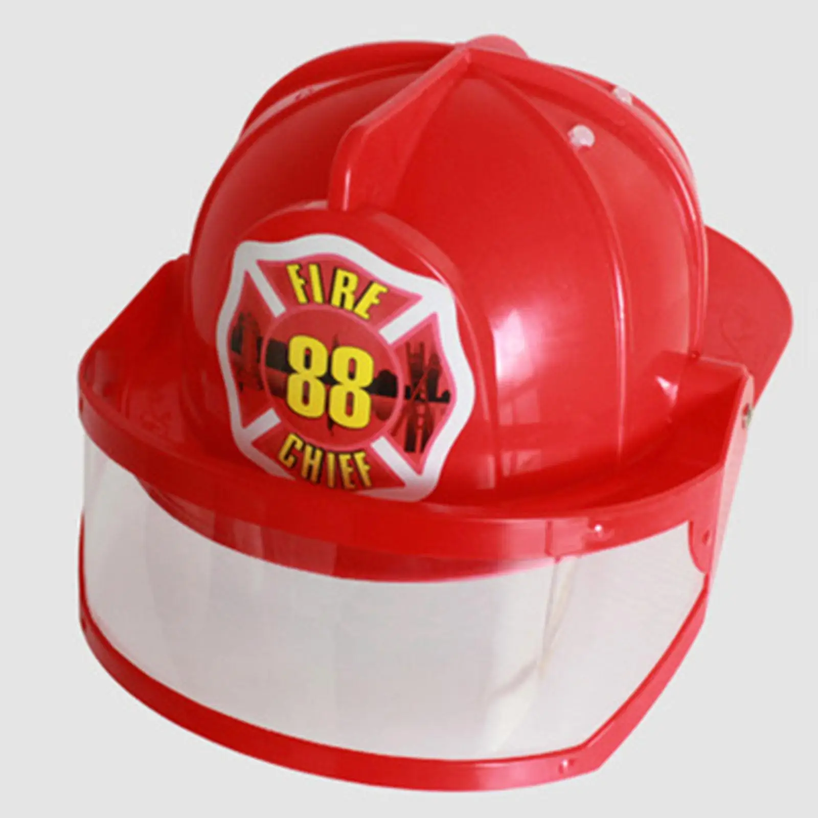 Sombrero de bombero para niños, accesorios de juguetes educativos, disfraz de recuerdo de cumpleaños, regalo de cumpleaños para niños y niñas