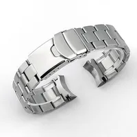 Correa deportiva para hombre, correa de acero inoxidable sólido de 22mm, Srpd Skx007/Skx009 SRPD63K1, pulsera con extremo curvo Jubilee