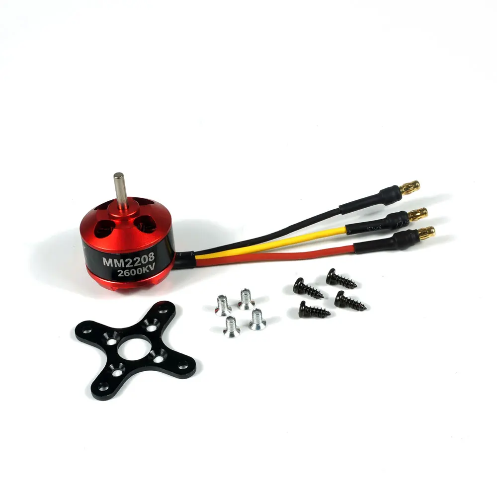 AEORC Brushless Motor MM2208 1700KV 2600KV Brushless Outrunner Motor Power System for RC Aircraft Plane Airplane Multi-copter