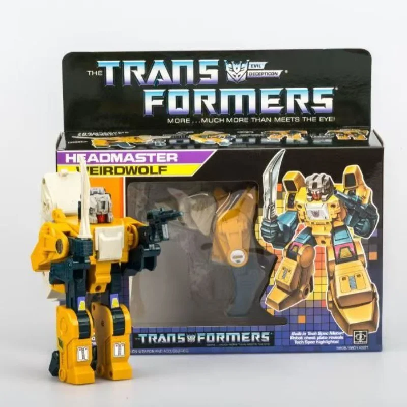 Nieuwe Inventaris Transformer G1KO Menselijke Wolf Geanimeerd Speelgoed Garage Kit ‌ Kunst Speelgoed Festival Cadeau Anime Karakter Studio Verzamelmodel