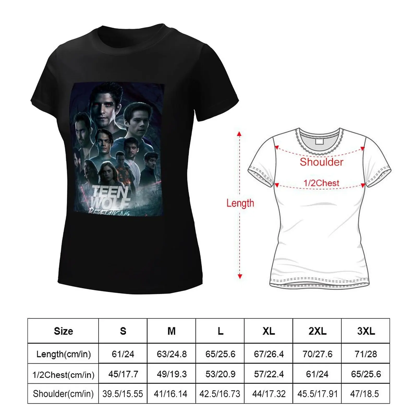 Teen Wolf Revelations T-Shirt animal print shirt for girls female plus size tops T-shirts for Women