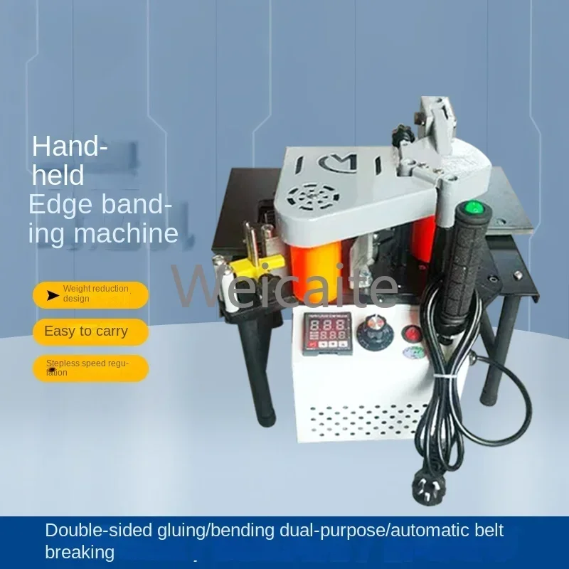 Portable  Handheld Double-sided Glue, Woodworking Machine Edge Banding Machine  Easy Operation