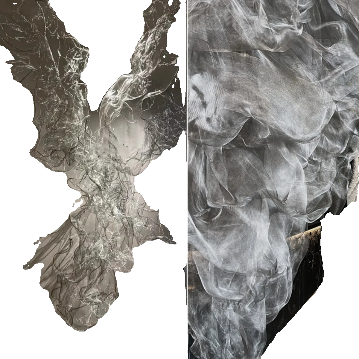 20M Bendable Iron Wire Mist Cloud Gauze Net Wedding Backdrop Ceiling Decor Photo Studio Shooting DIY Party Decoration Supplies