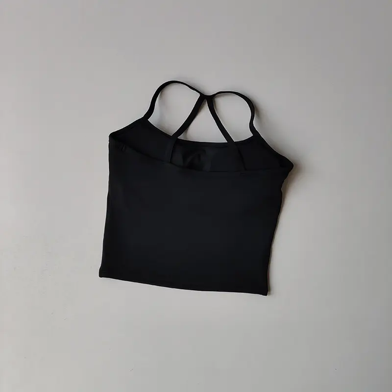 Gym Fitness Medium-intensity Sports Vest Nude Yoga Suit Sports Lingerie Women Pilates Bra Tops High Waist Hip Lift Shorts Set - Image 9