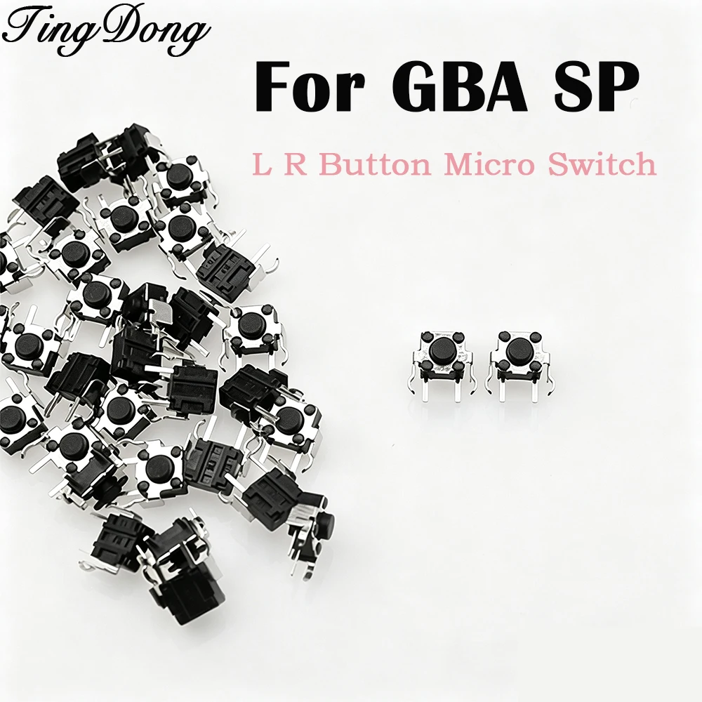 Image of Original Links Rechts L R Trigger-Tasten-Mikroschalter für GBA SP Gameboy Advance SP Spielkonsole L R Tasten-Mikroschalter